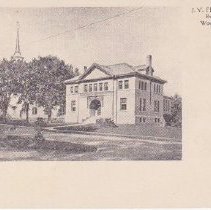 Postcard J.V.Fletcher Library
