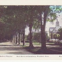 Postcard Main St and Academy