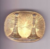 Double Horns Firefighters Pin