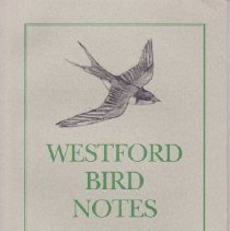 Westford Bird Notes by Richard S. Emmet