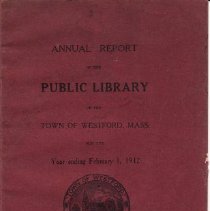1912 J.V. Fletcher Library Annual Report