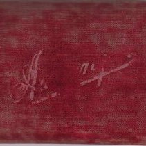 Minnie B. Walker's red autograph album