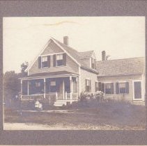 Main St.#148 The Walker House, Mildred Walker in front ,1905