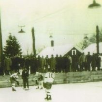 Abbot Mills Skating Rink with Hockey Game