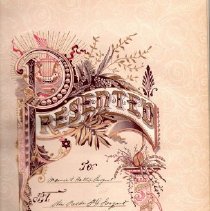 Beautiful Melodies "Presented To Mamie & Hattie Sargent