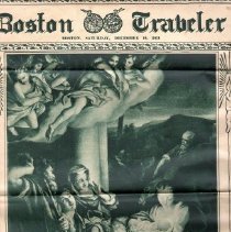 Boston Traveler Christmas Carol music pamphlet