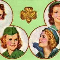 Girl Scout Membership Card belonging to Aurea Marcotte