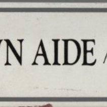 Town Aide / Veterans Agent Sign