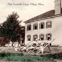 Postcard Playground behind Cameron School