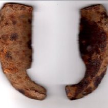 Oxen Shoe found off Texas Rd, from Vose Farm?