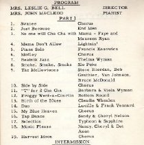 Nabnasset Boosters Minstrel Show 1961