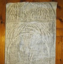 Rubbing of MajR Jonathan Minott head stone in Fairview Cementery