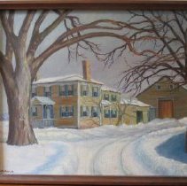 Howard Homestead painting by A.B.Hand