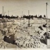 1921 Panorama Fletcher Quarry