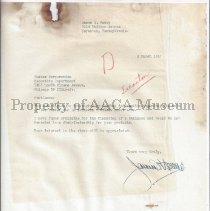 Letter requesting Dealership