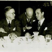 Preston Tucker at a stockholders meeting