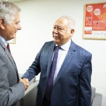 Whit Fraser and Ivan Bomberry