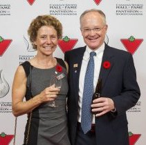 HoF Laurie Graham and former CSHoF Board Chair Bob Rooney