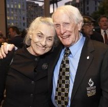 Inductee Dr. Frank Hayden & wife Marian