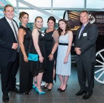 group photo of inductee Dr. Robert Jackson's family