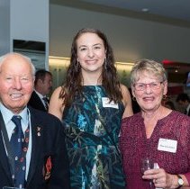 Doug and Mary-Jane Klassen with Rachel Klassen (centre)
