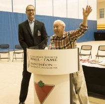 Inductee Craig Forrest and HoF Doug Anakin presenting at 2015 education ses