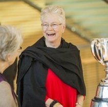 HoF Linda Thom at 2016 reception