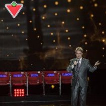 MC Martin Short onstage during ceremony