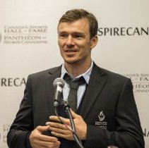 Inductee Simon Whitfield speech at 2017 media conference