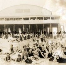 Bathers at the pier