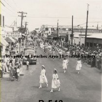 Red Cross Ladies in parade