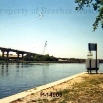 Bridge Construction View from Boat Ramp, 2 of 8, June 2007