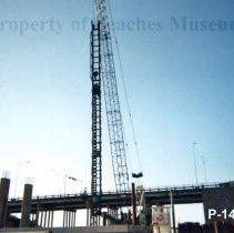 Bridge Construction with Crane, 1 of 5, October 2007