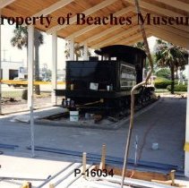 Interior View of Train Enclosure, 1996