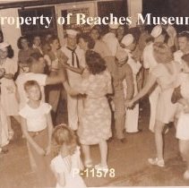 Sailors and Civilians Dancing, 1940s