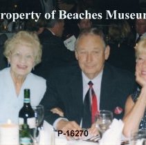 Rob and EJ Taylor at the Silver Tides Gala, 2003