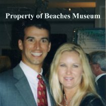 Mr. and Mrs. Dana Currant at the Silver Tides Gala, 2003