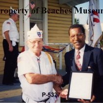 Nemer Elian at CBI Veteran's Ceremony, 1991