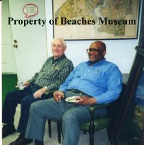 Dwight Wilson and Rev. Granville Reed at BAHS Archives, 2000