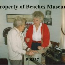 Betty Fogg and Jean McCormick, 1988