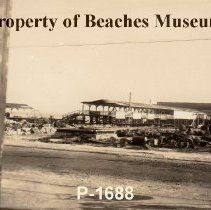 Jacksonville Beach Pier After Fire, 1933