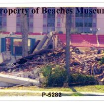 Demolition of Poncho-N-Charlies Restaurant, 2006