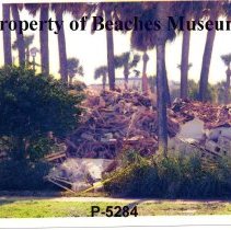 Demolition of Poncho-N-Charlies Restaurant, 2006