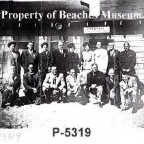 Group at The Wagon Wheel Restaurant, 1941