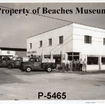 McCormick Gas Co., Dunn's Fabrics, and A & P Supermarket, 1950s