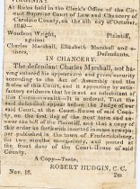Caroline County Court Case 1840