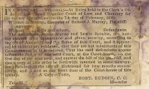 Caroline County Court Case 1842