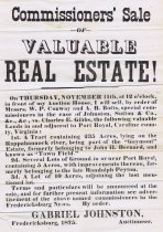 Caroline County Real Estate Sale 1875