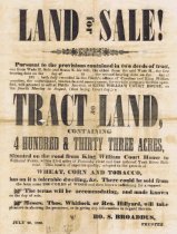 Caroline County Land Sale 1859