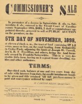 Caroline County Commissioners Sale 1898